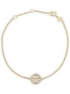 Miller Pave Chain Bracelet Gold - TORY BURCH - BALAAN 3