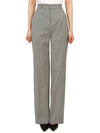 Rachino Pinstripe Wool Wide Pants Medium Gray - MAX MARA - BALAAN 4