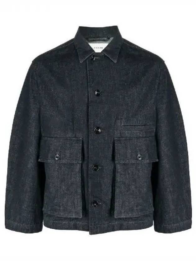 Boxy Denim Jacket Indigo - LEMAIRE - BALAAN 2