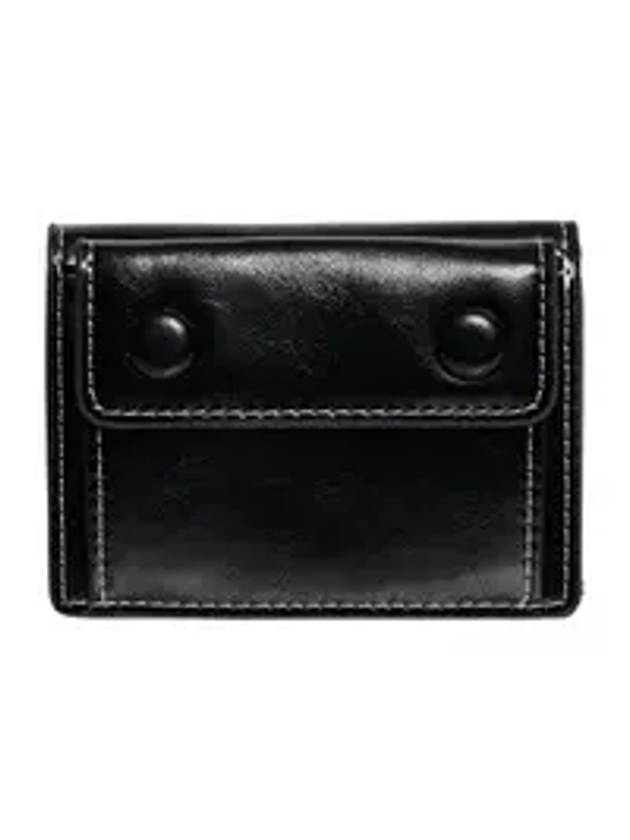 Dot Pocket 3-Fold Card Wallet Black - LE MASQUE - BALAAN 1