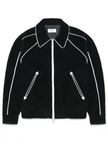 pipe corduroy jacket black - ROLLING STUDIOS - BALAAN 1