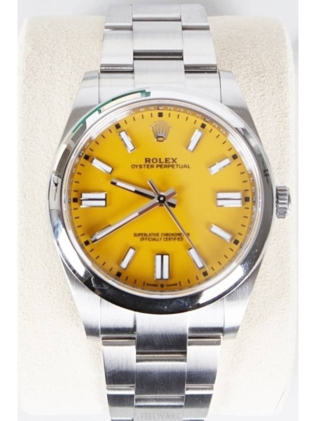 Oyster Perpetual 41 Yellow 21 Years - ROLEX - BALAAN 1