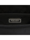 Re-Nylon Saffiano Leather Shoulder Bag Black - PRADA - BALAAN 11