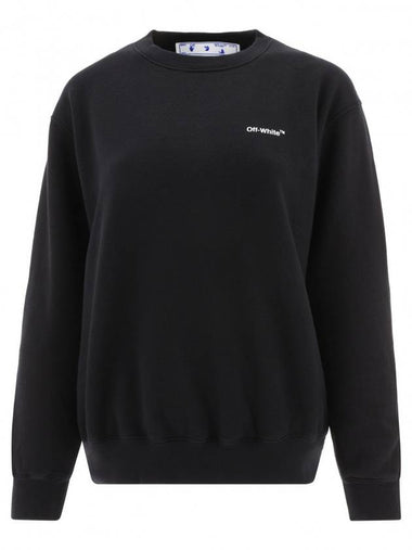 Back Diagonal Sweatshirt Black - OFF WHITE - BALAAN 1