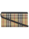 Detachable Strap Vintage Check Long Wallet Beige - BURBERRY - BALAAN 4