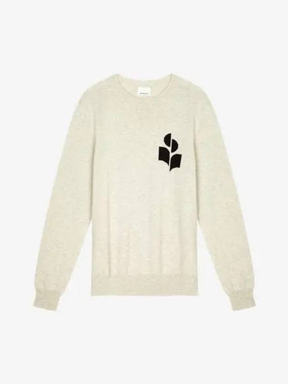 Men's Evans Logo Sweatshirt Light Grey - ISABEL MARANT - BALAAN 2