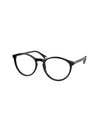 Eyewear Logo Temple Oval Glasses Black - CHANEL - BALAAN 1