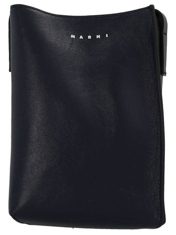 Musso Soft Shoulder Bag Black - MARNI - BALAAN.