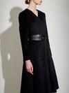 Cashmere Non Collar Coat Black - DEFEMME - BALAAN 3