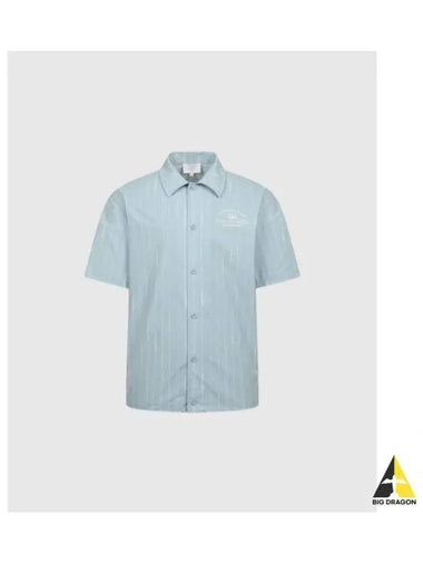 TRAVISMATHEW Men s Striped Shirt Light Blue - TRAVIS SCOTT - BALAAN 1