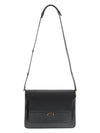 Trunk Medium Calfskin Shoulder Bag Black - MARNI - BALAAN 4