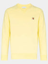 Fox Head Patch Classic Sweatshirt Light Yellow - MAISON KITSUNE - BALAAN 2