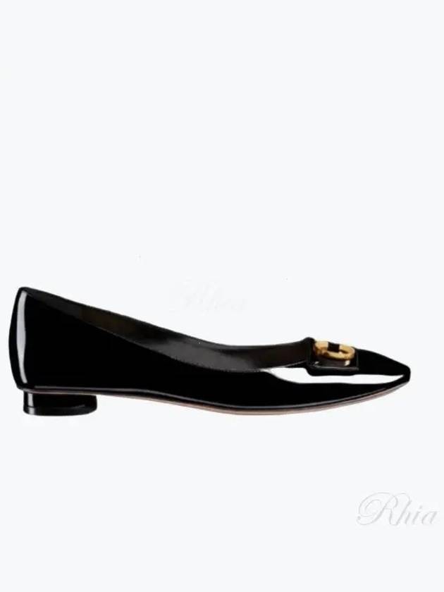 C'est Patent Leather Ballet Flat Black - DIOR - BALAAN 2