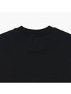 Chain Stitch Heart Logo Long Sleeve T-Shirt Black - AMI - BALAAN 5