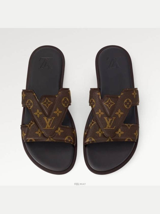 Oasis Monogram Mule Brown - LOUIS VUITTON - BALAAN 2