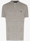 Men's Embroidered Logo PK Shirt Grey - POLO RALPH LAUREN - BALAAN 2