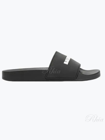 Logo Slippers Black - BALENCIAGA - BALAAN 2