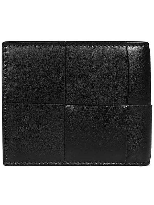 Intrecciato Cassette Half Wallet Black - BOTTEGA VENETA - BALAAN 4