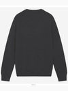 Fox Head Patch Regular Round Neck Pullover Knit Top Anthracite Melange - MAISON KITSUNE - BALAAN 3