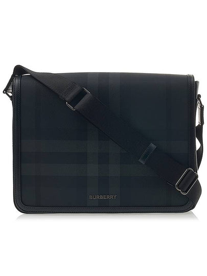 Check Logo Messenger Bag Grey - BURBERRY - BALAAN 2