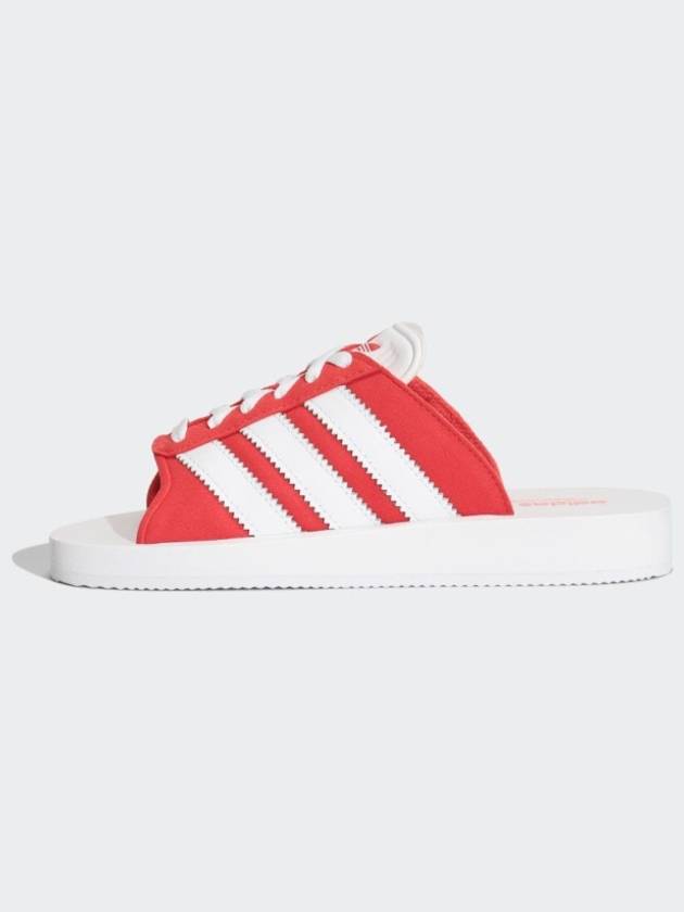 Original Gazelle Beach Slippers Red - ADIDAS ORIGINALS - BALAAN 7