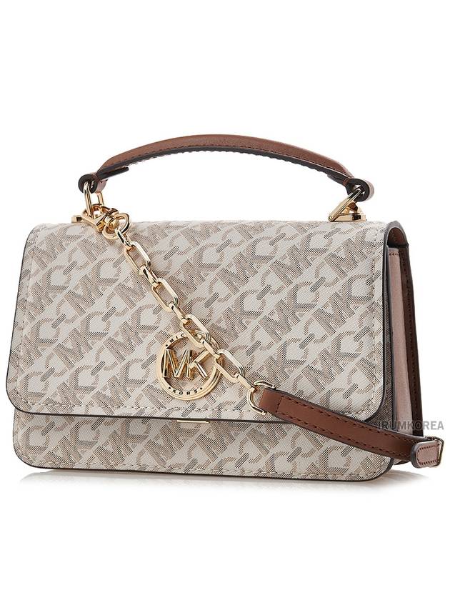 Delancey Monogram Cross Bag Ivory - MICHAEL KORS - BALAAN 3