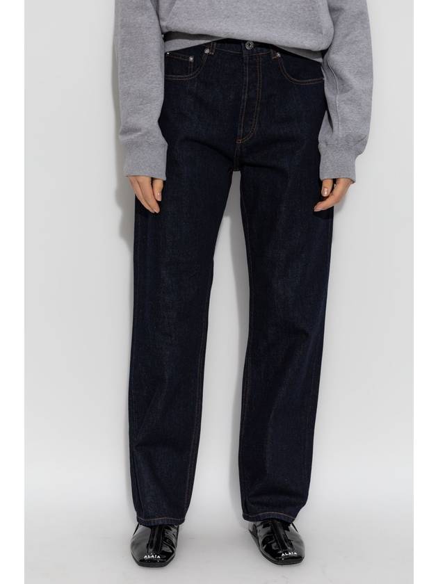 JW Anderson Jeans With Logo, Women's, Navy Blue - JW ANDERSON - BALAAN 3