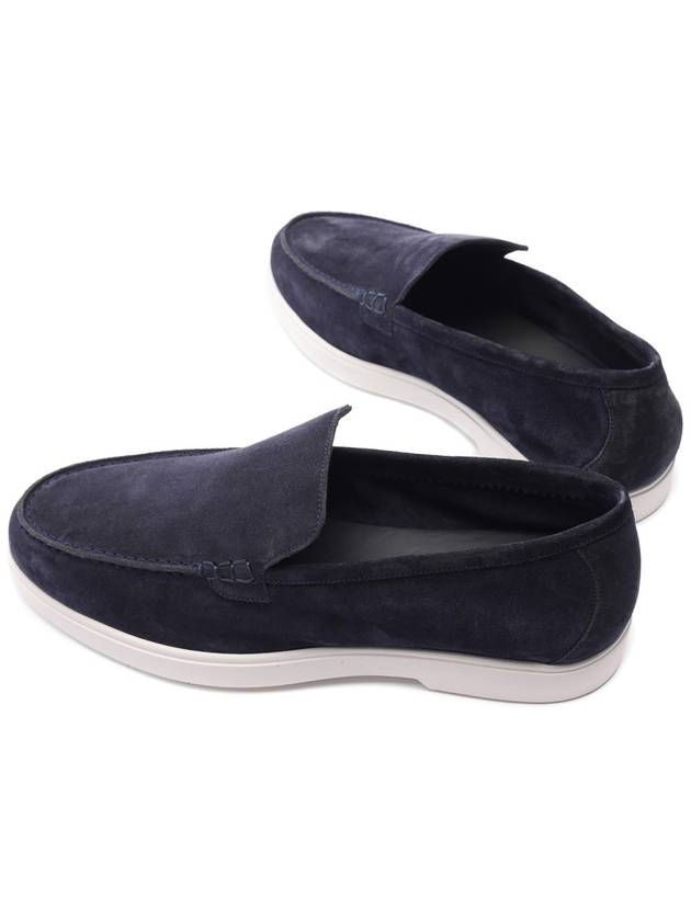 Men's CEZANNE P5 Suede Loafers CEZANNE P5 BLEU 24S - MOORER - BALAAN 6