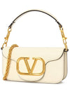 Loco Small Shoulder Bag Ivory - VALENTINO - BALAAN 3