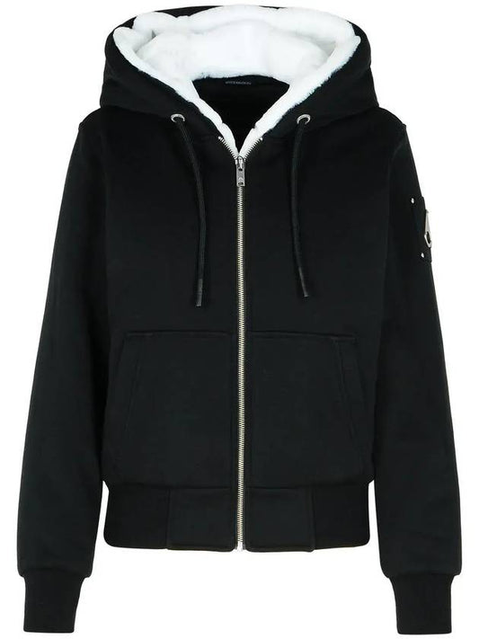 Moose Knuckles Classic Bunny Zip Up Hoodie M34LS636 244 - MOOSE KNUCKLES - BALAAN 1