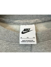 Club Fleece Crew Neck Dark Gray Heather Asia DX0530 063 - NIKE - BALAAN 6