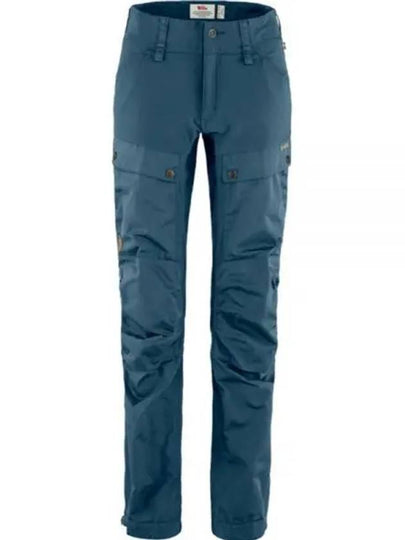 Women's Keb Trousers Regular Indigo Blue - FJALL RAVEN - BALAAN 2