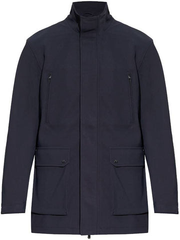 EMPORIO ARMANI CAPSULE Coats Blue - EMPORIO ARMANI - BALAAN 1