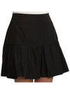 Taffeta Mini A-Line Skirt Black - MONCLER - BALAAN 10