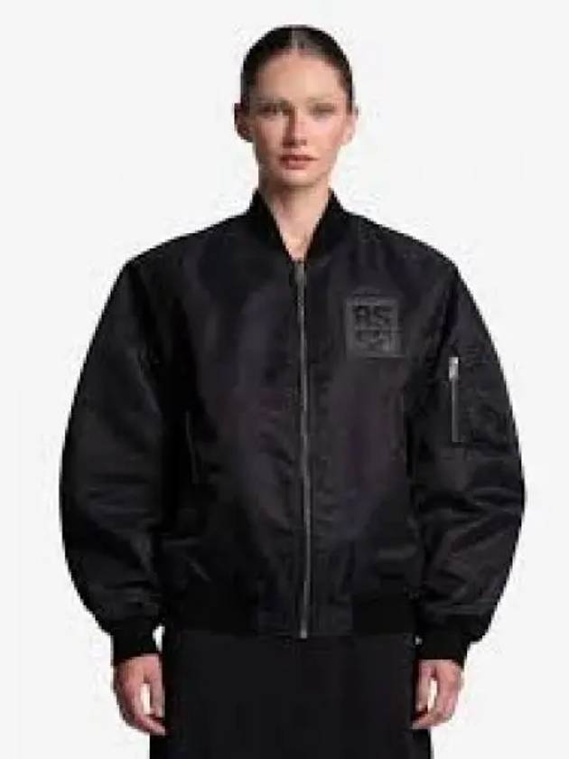 Logo Patch Bomber Jacket Dark Blue 231M628300000043 1242784 - RAF SIMONS - BALAAN 1