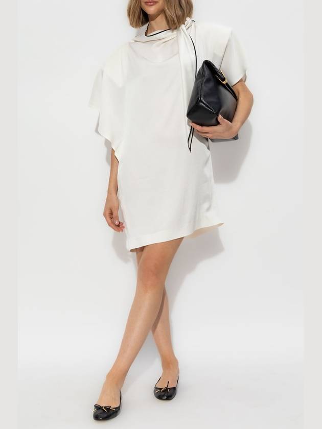 Stella McCartney Dress With Pockets, Women's, White - STELLA MCCARTNEY - BALAAN 2