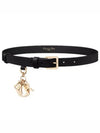 20MM Smooth Calfskin Belt Black - DIOR - BALAAN 2