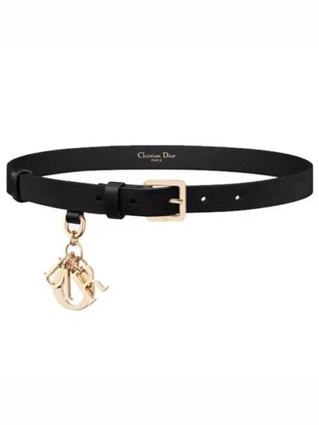 20MM Smooth Calfskin Belt Black - DIOR - BALAAN 2