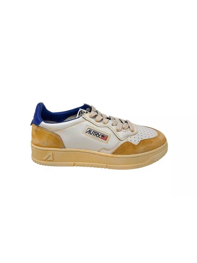 Medalist Super Vintage Low Top Sneakers Blue White - AUTRY - BALAAN 1