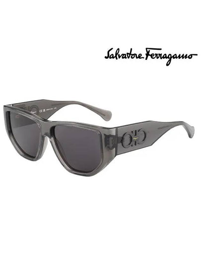 Men's Eyewear Geometric Sunglasses Grey - SALVATORE FERRAGAMO - BALAAN 2