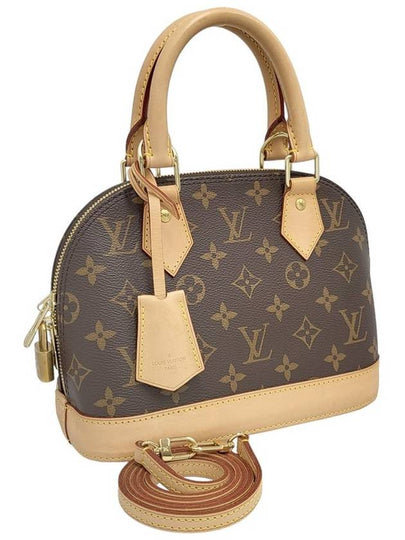 Women s M53152 Monogram Canvas Alma BB Tote Bag Strap - LOUIS VUITTON - BALAAN 2