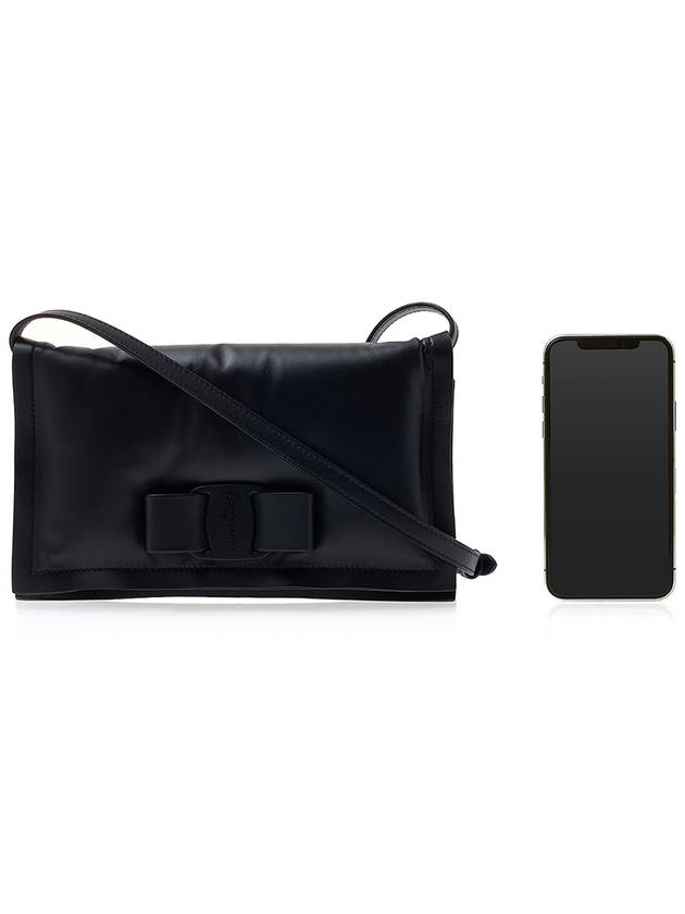 Viva Bow Mini Cross Bag Black - SALVATORE FERRAGAMO - BALAAN 7