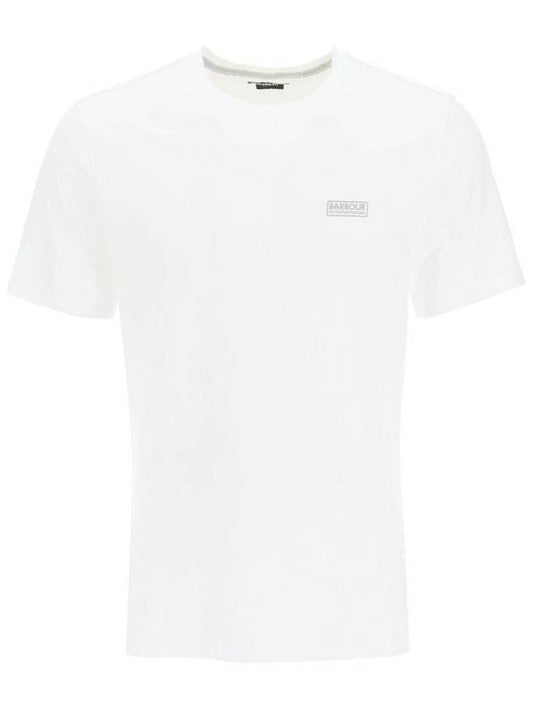 International Small Logo Short Sleeve T-Shirt White - BARBOUR - BALAAN.