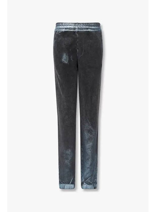 Women s Glitter Banding Jogger Pants Black - DIESEL - BALAAN 1