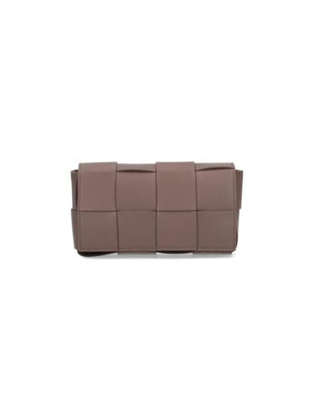 Intrecciato Small Cassette Belt Bag Brown - BOTTEGA VENETA - BALAAN 1