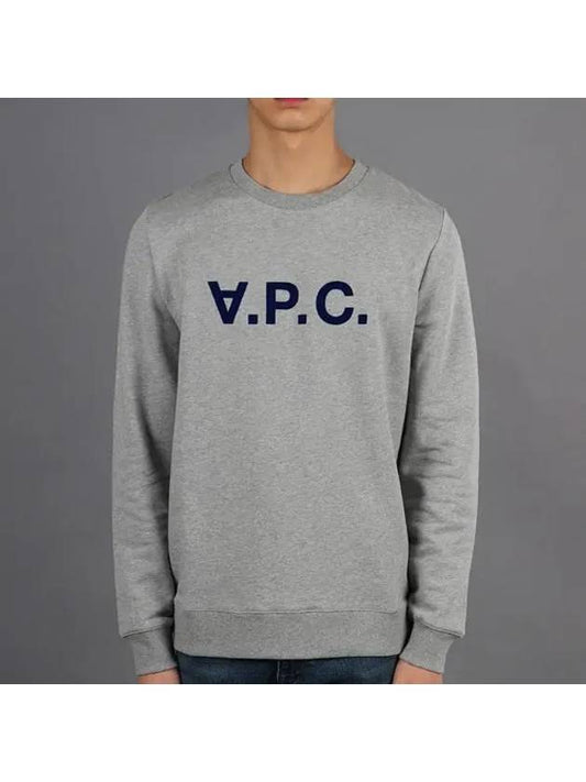 VPC Logo Crew Neck Sweatshirt Grey - A.P.C. - BALAAN 2