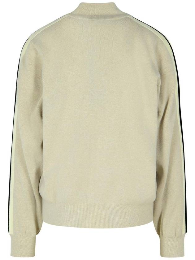 Palm Angels 'Track' Grey Wool Blend Sweatshirt - PALM ANGELS - BALAAN 3