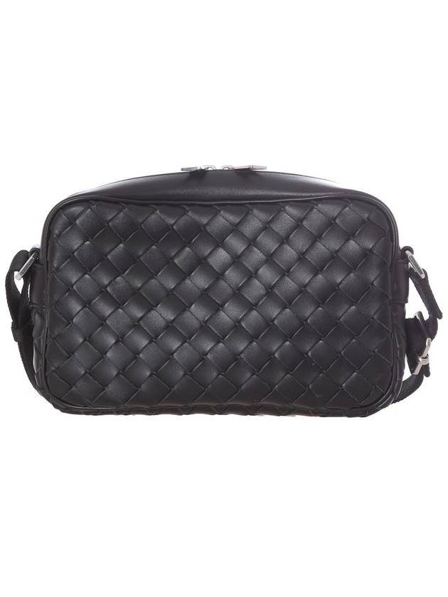 Classic Intrecciato Small Camera Cross Bag Black - BOTTEGA VENETA - BALAAN 4