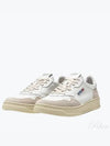 Medalist Suede Low Top Sneakers White - AUTRY - BALAAN 2