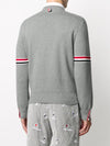 Men's Milan Stitch Armband Crew Neck Knit Top Light Grey - THOM BROWNE - BALAAN 6